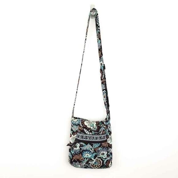 Vera Bradley Java Blue Crossbody Bag Purse Ret 2006, Discontinue  Floral Paisley - Picture 3 of 8